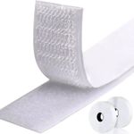 Strong Self-Adhesive Hook and Loop Fastener Tape (White, 1M/2M/5M, 20–50mm Width