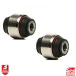 PAIR FEBI 26643 REAR TRAILING ARM BUSHES – BMW 1 2 3 4 SERIES E8X E9X F2X F3X