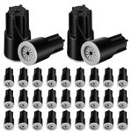 30 Pcs Waterproof Wire Nuts, Outdoor Electrical Cable Terminal Twist Black 