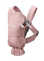 Mini Toddler Carrier Dusty Pink Woven Easy To Use Adjustable Strap Kangaroo Bag