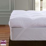 12.5CM GOOSE FEATHER & DOWN MATTRESS TOPPER ENHANCER 5" INCH DOUBLE SIZE