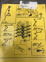MANITOU BOOM  LIFT CHERRYICKER SAFETY LABLE SIGN 677367