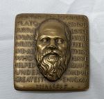 SOCIETY OF MEDALISTS 69TH ISSUE Honor To Socrates 1964 Robert Weinman Bronze