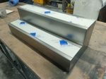 Distressed Stainless Twin Tier Bottle Step Display