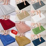 Non Slip Bath Mat Extra Large Bathroom Rugs Water Absorbent Toilet Sitting Mats
