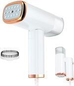 Clothes Steamer,Garment Steamer for Wrinkle Removal,20s Fast White