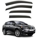 STICK-ON Wind & Rain Deflectors For LEXUS RX 450h 2010 to 2015 RX Window Visors.