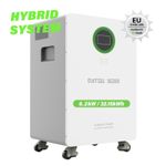 6.2kW Solar Hybrid inverter All-in-One + 48V 628Ah LiFePO4 Battery 32.15kWh