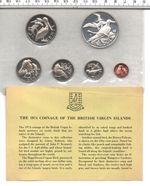 1974 BRITISH VIRGIN ISLANDS MIXED METALS BOXED SIX COIN YEAR  SET (791)