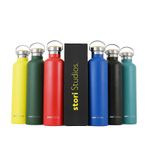 Stainless Steel Water Bottle Insulated 750ml 1L BPA Free Gym Travel Flask