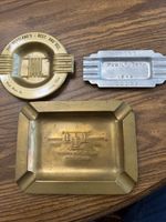 Vintage Advertising Ashtray Lot of 3 Ohio, New Jersey, Dodge Ashtrays