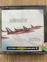 SUPER 8mm FLETCHER HOME MOVIE RED ARROWS AEROBATIC FLYING COLOR SOUND EDITION