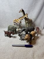 Vintage Giraffe And Elephant+ Toy Bundle - (not Schleich/Britains) VGC