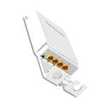 IP55 Waterproof 4 Port POE Extender 1000Mbps 1 in 3 Out Network Switch Repeater