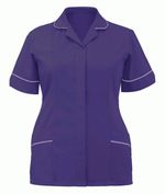Orbit International Classic Healthcare Tunic Ladies Purple Lilac Short Sleeve