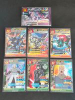 Zoids Card Coliseum Foil Holo 7 Cards Lot Blade Prozen Gairyuki Tomy Arcad eb366