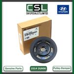 GENUINE HYUNDAI / KIA CRANKSHAFT TVD PULLEY - FITS 1.6 CRDI D4FE - 231242U000