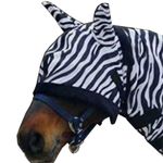 Horse Fly Mask Breathable Equestrian Pony Stable Outdoor Protection Fly Mask