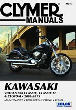 Kawasaki Vulcan 900 Classic, Classic LT & Custom Motorcycle (2006-2013) Service