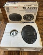 VINTAGE PIONEER TS-A6803 100 WATT 6 x 8 COAXIAL TWO WAY CAR SPEAKERS AUDIO