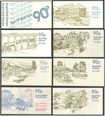 FG1 to FG8 90p folded counter booklets. Each sold separately.