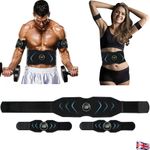 Rechargeable Abdominal Toning Belt Abs Training ems Electric Muscle Stimulation