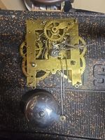 Antique PH&S Clock Mechanism With Hands And Chime In Good Working Order