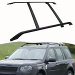 FULL LENGTH ROOF RACK EXTENDED CROSS BAR RAILS FOR LAND ROVER FREELANDER 2 06-14