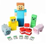 Minecraft Cake Toppers Set Kids Birthday Decoration Edible Fondant Not Official