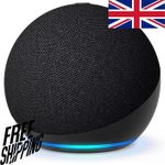 Echo Dot (Newest gen) Bluetooth Smart Speaker with Vibrant sound, WiFi, Charcoal