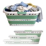 Knight Collapsible Laundry Basket 42L–Foldable Washing Basket with Handles