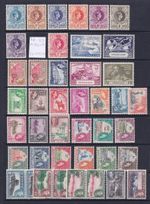 British Commonwealth Stamps MM. GVI, QEII. Cat app £310