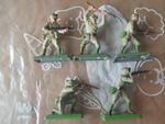 Britains Deetail Japanese Infantry 1/32 scale WW2 x5 Excellent condition