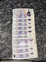 Bank of England £20 Polymer Notes 2019 Elizabeth II x10 Consecutive