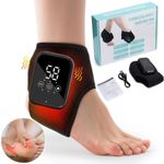 Electric Foot Ankle Massager Heating & Vibration Hot Compress Joint Pain Relief