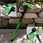 6lb Maul Axe Log Splitting Wood Chopping Fibreglass Shaft & Anti Jamming Head