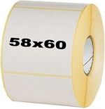 Scale labels - 58mm x 60mm, Works with scales: CAS/Dibal/Bizerba/Avery Berkel