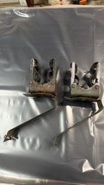 Military Lightweight Gun Clips 348943 and Brackets 346045