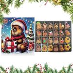 New Capybara Christmas Countdown Calendar Advent Calendar with Miniature Dolls