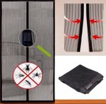 Magnetic Mesh Door Magic Protection Curtain Snap Fly Bug Insect Mosquito Screen 