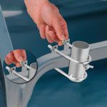 Patio Umbrella Stand Railing Mounting Beach Sturdy Stabilizer Barbecue Easy