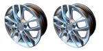 2 x TRAILER WHEEL RIM 14", 5.5J, 5 STUD 112, ALLOY, 30 ET OFFSET, CARAVAN