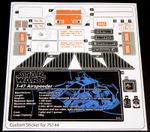 Custom Decal Sticker Sheet for 75144 Replacement Sticker Sheet for 75144
