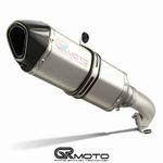 Exhaust for Kawasaki KLZ 1000 Versys 2019-2025 GRmoto Carbon Titanium