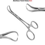 Backhaus Towel Clamp Locking Forceps Surgical Veterinary Instruments Hemostat CE