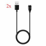 2Pack USB Charging Cable Data Cord Charger For Garmin Venu 2 2S / Venu 3 3S SQ 2