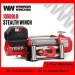 Stealth Electric Winch 12v 13500lb Steel Rope with Wireless Trailer Recovery 4x4