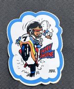 Barry Sheene Sticker 1975 Suzuki GB