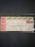USA 1940s Transatlantic Registered Special Delivery Cover to UK, High Franking