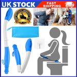 Long Reach Toilet Aid Wiper Self Assist Bathroom Bottom Butt Wipe Helper Wand UK